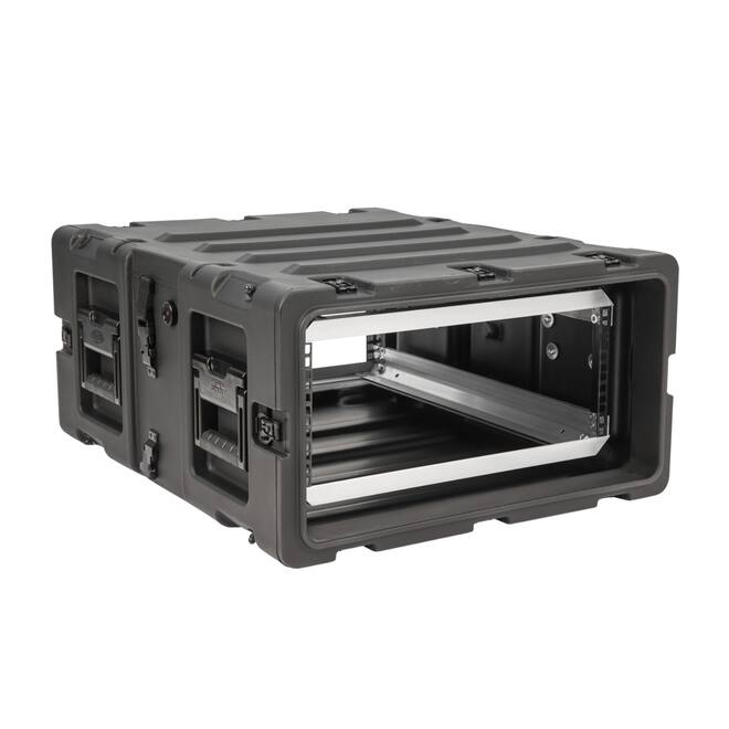 SKB - 3RS Serie - 4U Nicht-Herausnehmbares Shock Rack - Schwarz - 24-Zoll Tief
