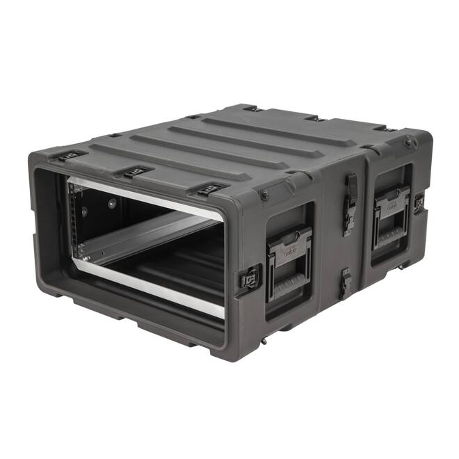 SKB - 3RS Serie - 4U Nicht-Herausnehmbares Shock Rack - Schwarz - 24-Zoll Tief