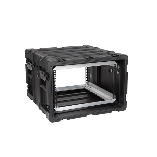 SKB - 3RS Serie - 6U Nicht-Herausnehmbares Shock Rack - Schwarz - 20-Zoll Tief