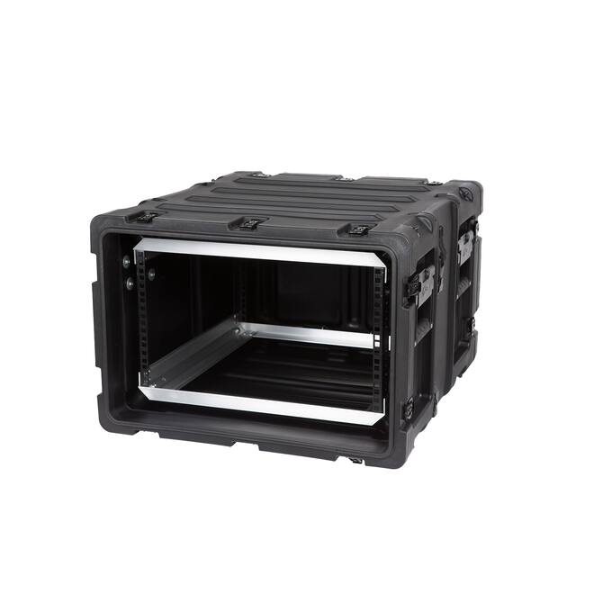 SKB - 3RS Serie - 6U Nicht-Herausnehmbares Shock Rack - Schwarz - 20-Zoll Tief
