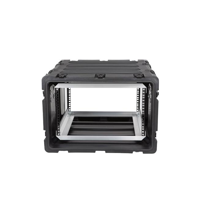 SKB - 3RS Serie - 6U Nicht-Herausnehmbares Shock Rack - Schwarz - 20-Zoll Tief
