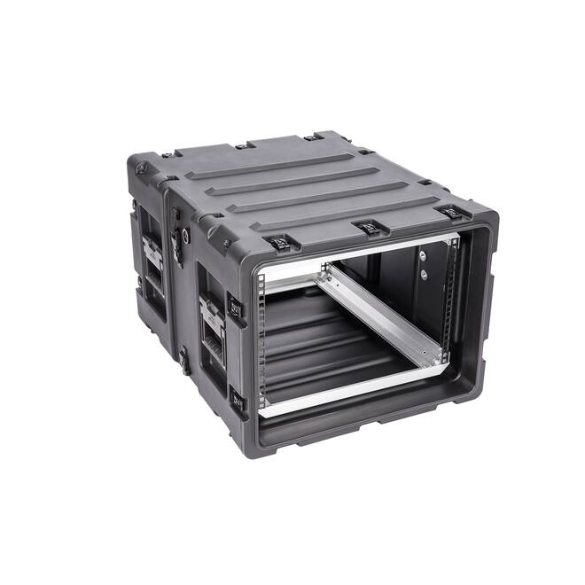 SKB - 3RS Serie - 7U Nicht-Herausnehmbares Shock Rack - Schwarz - 24-Zoll Tief