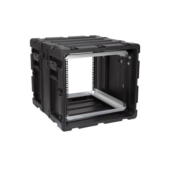SKB - 3RS Serie - 9U Nicht-Herausnehmbares Shock Rack - Schwarz - 20-Zoll Tief