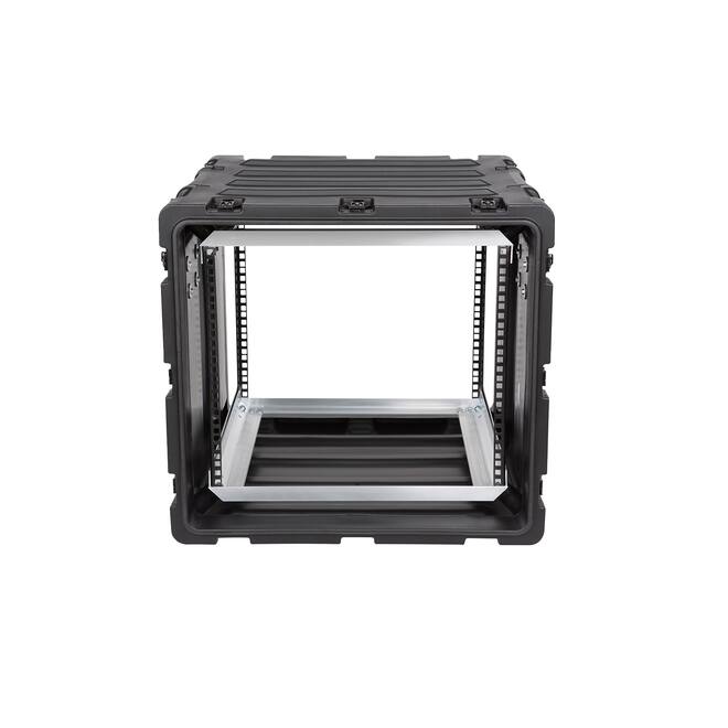 SKB - 3RS Serie - 9U Nicht-Herausnehmbares Shock Rack - Schwarz - 20-Zoll Tief