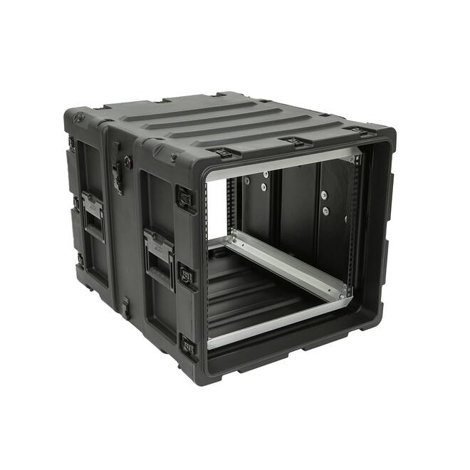 SKB - 3RS Serie - 9U Nicht-Herausnehmbares Shock Rack - Schwarz - 24-Zoll Tief