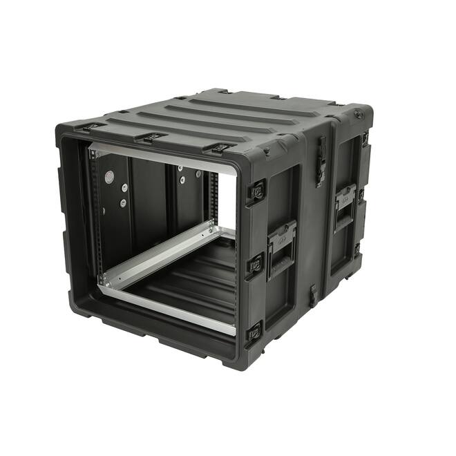 SKB - 3RS Serie - 9U Nicht-Herausnehmbares Shock Rack - Schwarz - 24-Zoll Tief