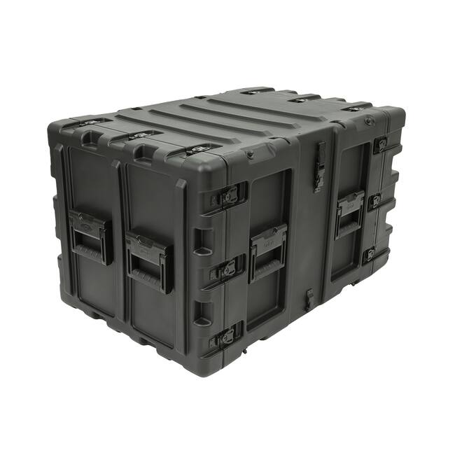 SKB - 3RS Serie - 9U Nicht-Herausnehmbares Shock Rack - Schwarz - 24-Zoll Tief