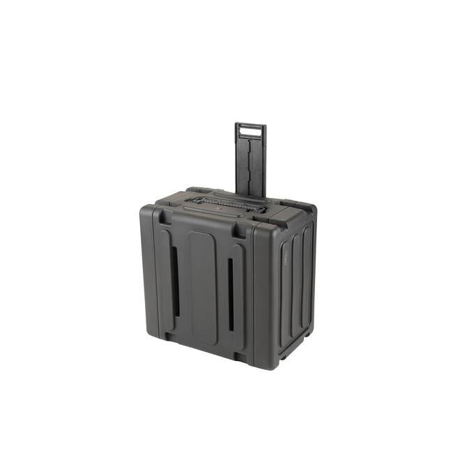 SKB - rSeries - 6U Rolling Shock Rack - Schwarz - 20-Zoll Tief - mit Rollen