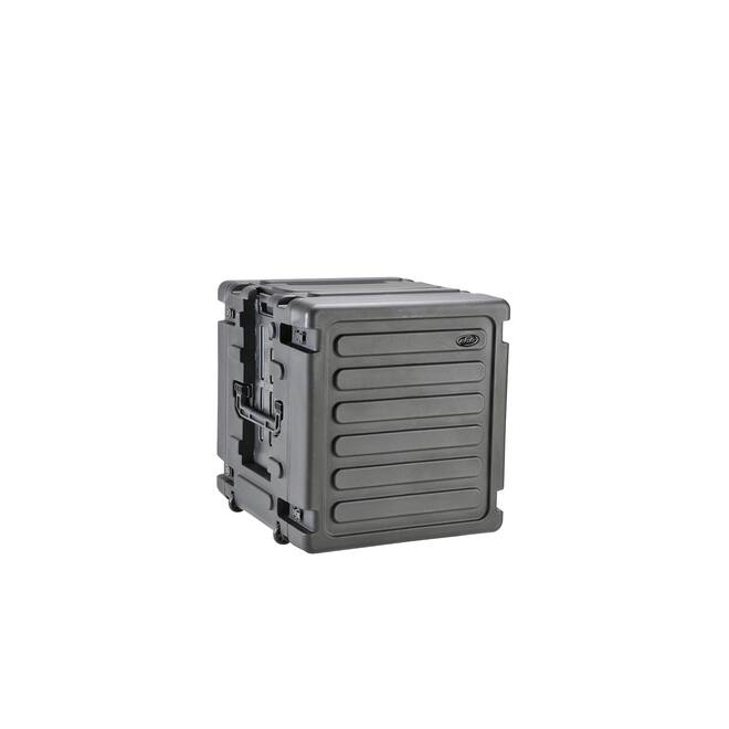 SKB - rSeries - 12U Rolling Shock Rack - Schwarz - 20-Zoll Tief - mit Rollen