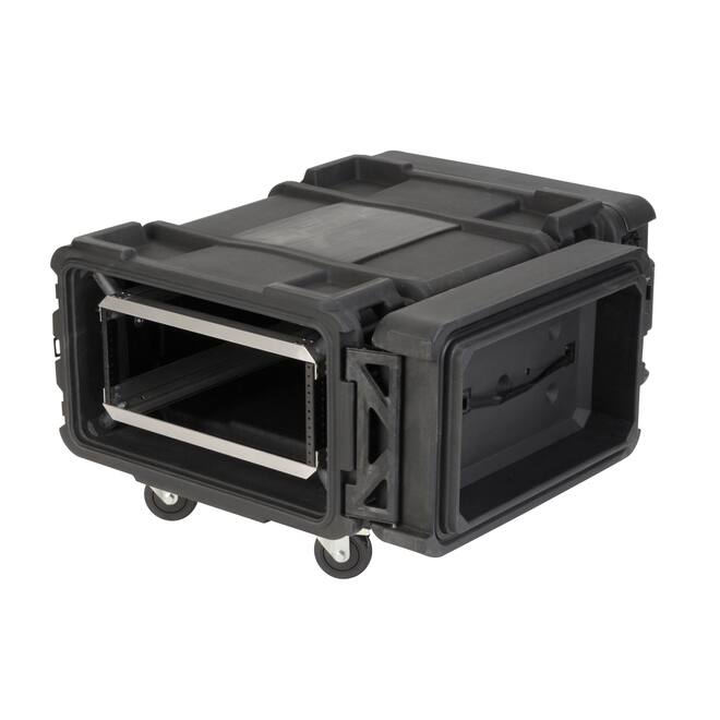 SKB - rSeries - 4U Shock Rack - Schwarz - 30-Zoll Tief - mit Rollen