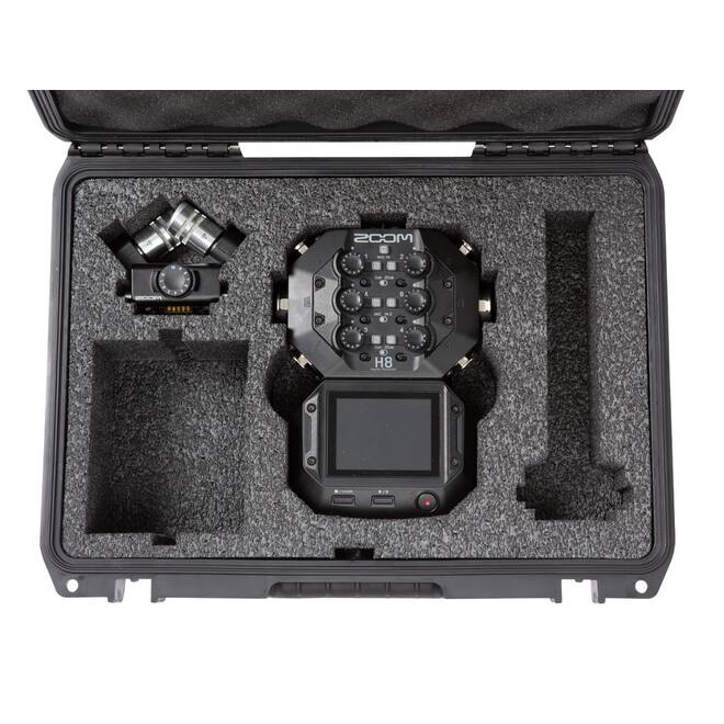 SKB - iSeries 1208-3 - Wasserdichter Koffer - Zoom H8 Koffer Einlage