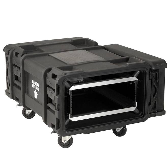 SKB - rSeries - 4U Shock Rack - Grün - 30-Zoll Tief - mit Rollen