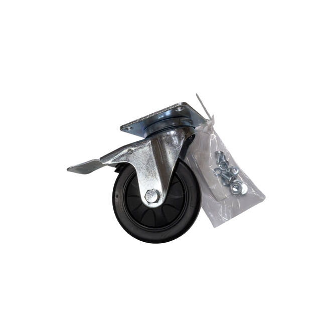 SKB – Zubehör – 10 cm Rad mit Bremse im Metallgehäuse