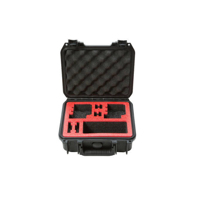 SKB – iSeries – Wasserdichter Koffer – Schwarz – Doppelte GoPro-Einlage
