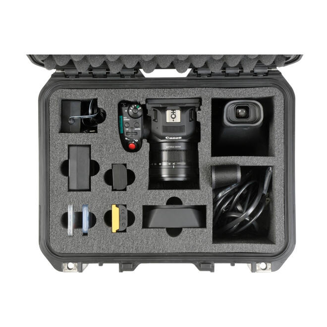SKB – iSeries – Wasserdichter Koffer – Schwarz – Canon XC10-Einlage
