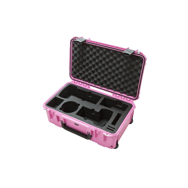 SKB – iSeries – Wasserdichter Koffer – Rosa – Einlage für zwei DSLRs und zwei Objektive