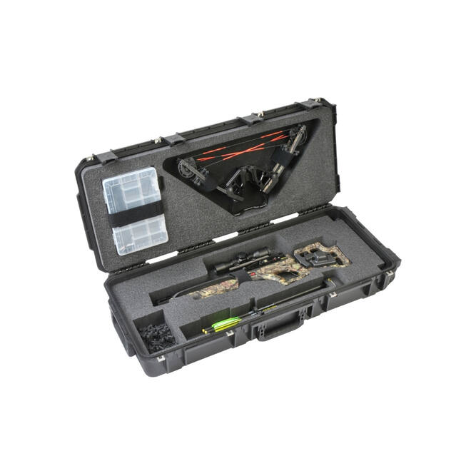 SKB – iSeries – Wasserdichter Armbrustkoffer – Schwarz – Herausnehmbare TenPoint-Armbrust-Einlage