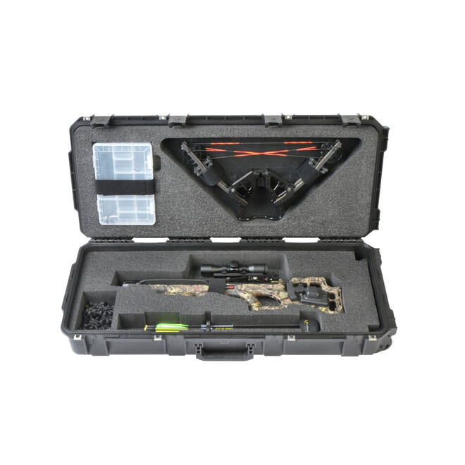 SKB – iSeries – Wasserdichter Armbrustkoffer – Schwarz – Herausnehmbare TenPoint-Armbrust-Einlage