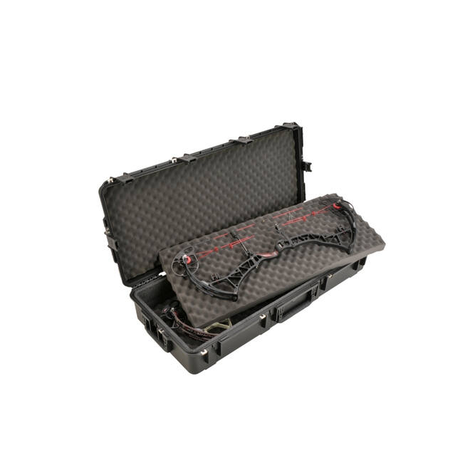 SKB – iSeries 4217-BDB – Wasserdichter Koffer – Schwarz – Doppelte Einlage für Bowtech-Bogen und Gewehre