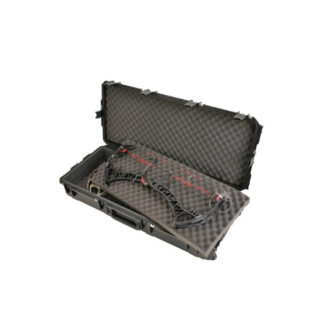 SKB – iSeries 4217-BDB – Wasserdichter Koffer – Schwarz – Doppelte Einlage für Bowtech-Bogen und Gewehre