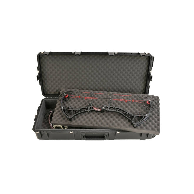 SKB – iSeries 4217-BDB – Wasserdichter Koffer – Schwarz – Doppelte Einlage für Bowtech-Bogen und Gewehre