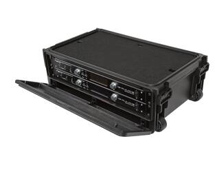 SKB - 2U Studio Flyer Rack-Koffer - mit Rollen