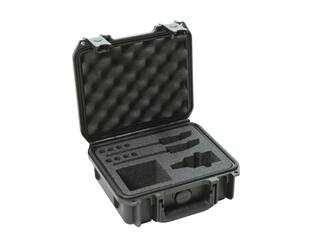 SKB - iSeries 0907-4 - Wasserdichter Koffer - Schwarz - Sennheiser SW Mikrofon Einlage
