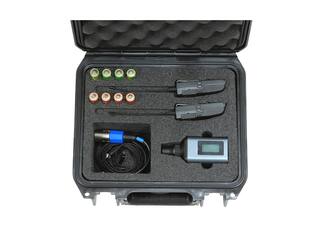 SKB - iSeries 0907-4 - Wasserdichter Koffer - Schwarz - Sennheiser SW Mikrofon Einlage