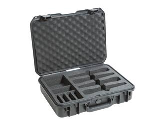 SKB - iSeries 1813-5 - Wasserdichter Koffer - Schwarz - Vier Drahtlose Mikrofone Einlage