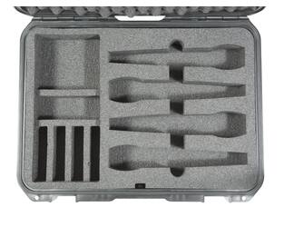 SKB - iSeries 1813-5 - Wasserdichter Koffer - Schwarz - Vier Drahtlose Mikrofone Einlage