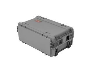 SKB - Dunkelgrau 4U - Injektionsgeformtes 11-Zoll Tief Rack - mit Rollen und Griff