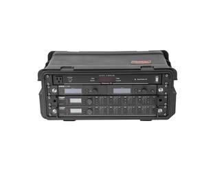 SKB - 4U Injektionsgeformtes - 28 cm Tief Rack - mit Rollen und Griff