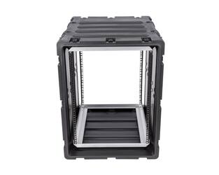 SKB - 3RS Serie - 14U Nicht-Herausnehmbares Shock Rack - Schwarz - 24-Zoll Tief