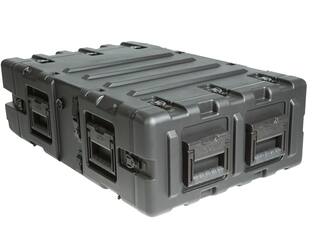 SKB - 3RS Serie - 3U Nicht-Herausnehmbares Shock Rack - Schwarz - 24-Zoll Tief