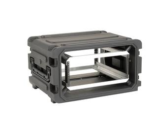 SKB - rSeries Shock Rack - 4U Rolling Shock Rack - Schwarz - 20-Zoll Tief - mit Rollen