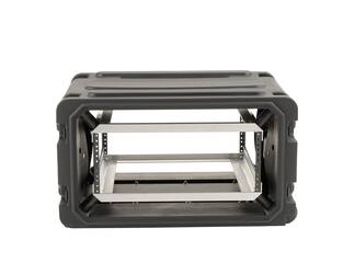 SKB - rSeries Shock Rack - 4U Rolling Shock Rack - Schwarz - 20-Zoll Tief - mit Rollen