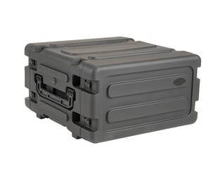 SKB - rSeries Shock Rack - 4U Rolling Shock Rack - Schwarz - 20-Zoll Tief - mit Rollen