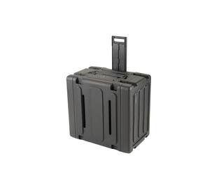 SKB - rSeries - 6U Rolling Shock Rack - Schwarz - 20-Zoll Tief - mit Rollen