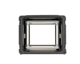 SKB - rSeries - 8U Rolling Shock Rack - Schwarz - 20-Zoll Tief - mit Rollen