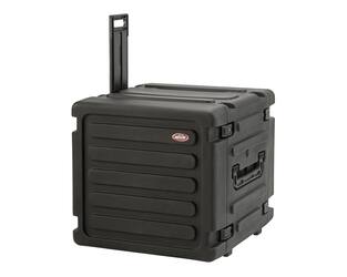 SKB - rSeries - 10U Rolling Shock Rack - Schwarz - 20-Zoll Tief - mit Rollen