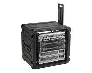 SKB - rSeries - 10U Rolling Shock Rack - Schwarz - 20-Zoll Tief - mit Rollen