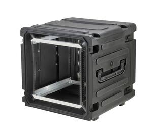SKB - rSeries - 12U Rolling Shock Rack - Schwarz - 20-Zoll Tief - mit Rollen