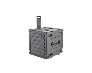 SKB - rSeries - 12U Rolling Shock Rack - Schwarz - 20-Zoll Tief - mit Rollen