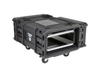 SKB - rSeries - 4U Shock Rack - Schwarz - 28-Zoll Tief - mit Rollen