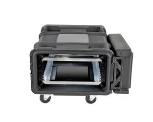 SKB - rSeries - 4U Shock Rack - Schwarz - 28-Zoll Tief - mit Rollen