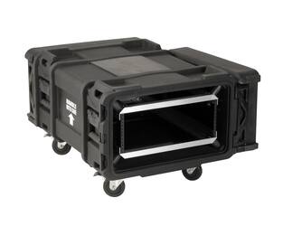 SKB - rSeries - 4U Shock Rack - Schwarz - 30-Zoll Tief - mit Rollen