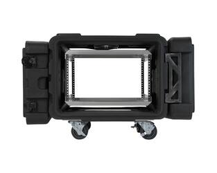 SKB - rSeries - 6U Shock Rack - Schwarz - 24-Zoll Tief - mit Rollen