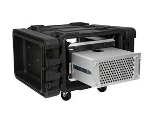 SKB - rSeries - 6U Shock Rack - Schwarz - 24-Zoll Tief - mit Rollen