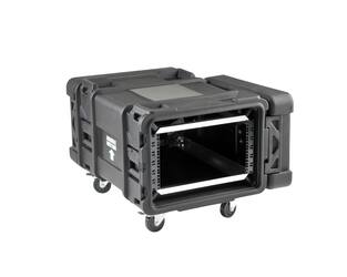 SKB - rSeries - 6U Shock Rack - Schwarz - 28-Zoll Tief - mit Rollen