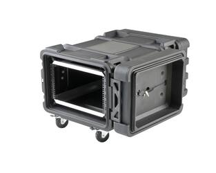 SKB - rSeries - 6U Shock Rack - Schwarz - 28-Zoll Tief - mit Rollen
